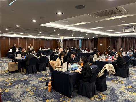 해외 바이어와 브랜드가 상담하는 매칭 상담회장